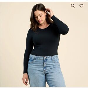 BNWOT NUUDS - Long Sleeve Crew neck bodysuit size XL